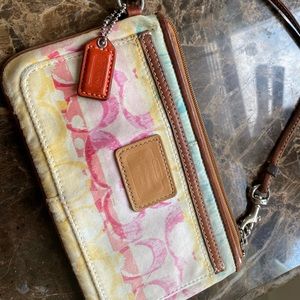 Coach wristlet bag